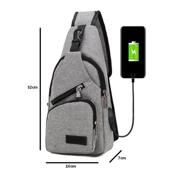 Men's Business Laptop Mochila USB charging anti-theft password lock school bag Headphone music  Jack - kdb solution